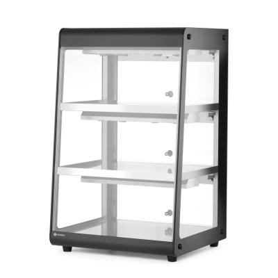 Vyhřívaná pultová expozice, HENDI, Černá, 230V/500W, 472x447x(H)775mm | 273760